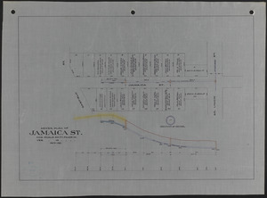 Sewer plan of Jamaica St.