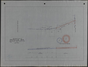 Sewer plan of Doyle St.