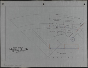 Sewer plan of Market St.