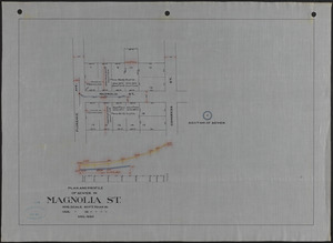 Plan and profile of sewer in Magnolia St.