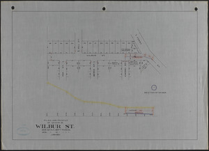 Plan and profile of sewer in Wilbur St.