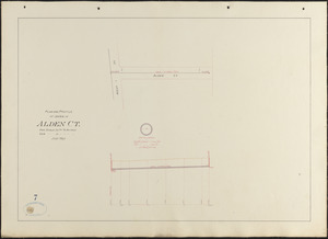 Plan and profile of sewer in Alden Ct.