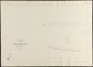 Plan and profile of sewer in Howard St.