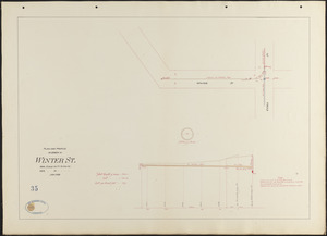 Plan and profile of sewer in Winter St.