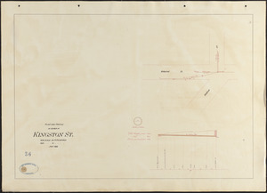 Plan and profile of sewer in Kingston St.