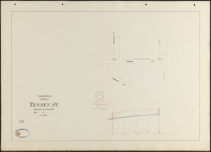 Plan and profile of sewer in Tenney St.