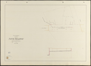 Plan and profile of sewer in South Broadway
