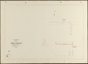 Plan and profile of sewer in Broadway