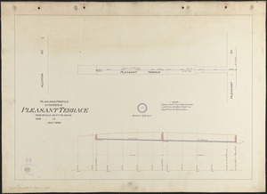 Plan and profile of sewer in Pleasant Terrace