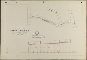 Plan and profile of Greenwood St.