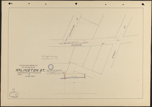 Plan and profile of sewer in Arlington St.