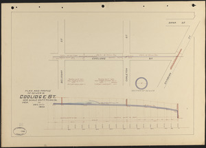 Plan and profile of sewer in Coolidge St.