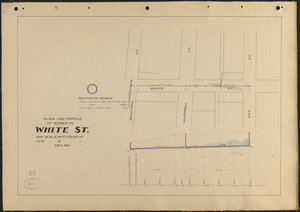 Plan and profile of sewer in White St.