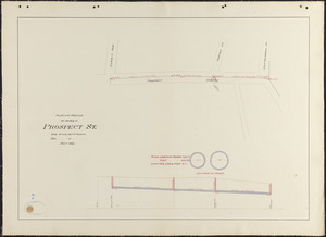 Plan and profile of sewer in Prospect St.