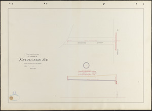 Plan and profile of sewer in Exchange St.