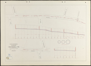 Plan and profile of sewer in Haverhill St.