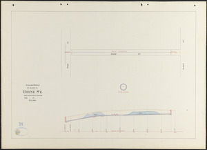 Plan and profile of sewer in Rhine St.