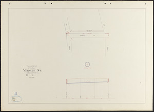 Plan and profile of sewer in Vermont St.