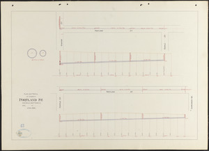 Plan and profile of sewer in Portland St.
