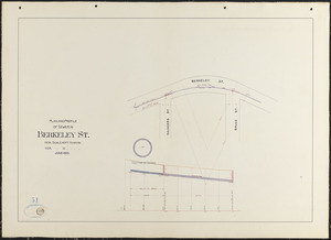 Plan and profile of sewer in Berkeley St.