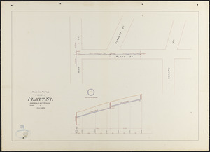 Plan and profile of sewer in Platt St.