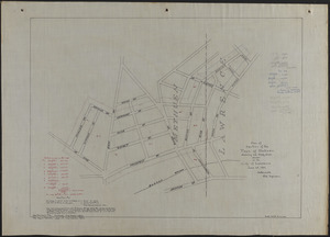 Plan of section of the Town of Methuen draining into Bloody Brook Sewer in the City of Lawrence