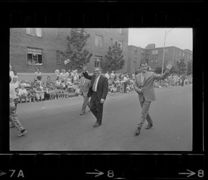 Boston City Councilors Gabriel F. Piemonte and Joseph Timilty walking in Bunker Hill Day parade