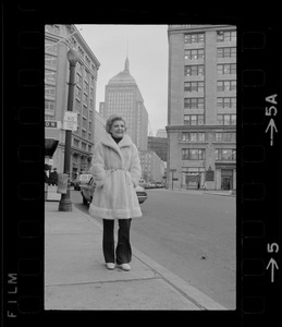 Dorothy Collins on Boston street