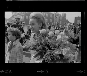 Kathryn White at St. Patrick's Day parade