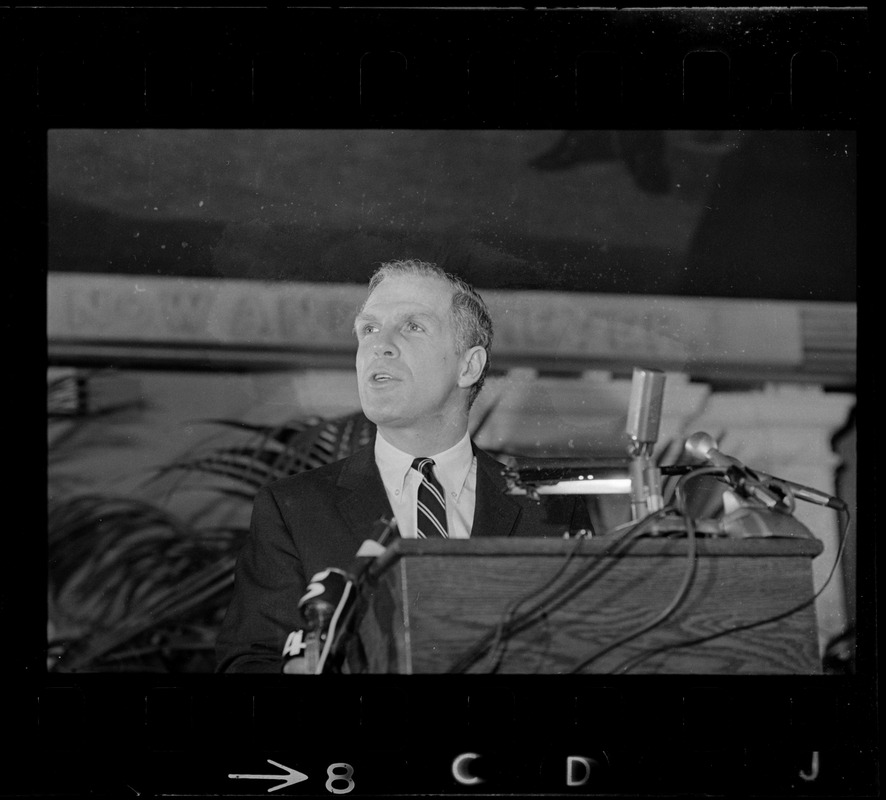 Boston Mayor Kevin White Delivering State Of The City Address At ...