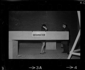 Information desk at Boston City Hall