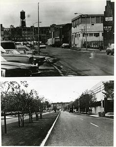 Kendall Square before and after image, Binney Street