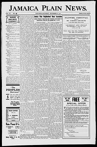 Jamaica Plain News, November 16, 1912