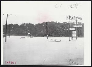 Remnants of Carla brought heavy rains to parts of Midwest. Here cars are stalled in hood-deep water in Kansas City after four-inch rain.