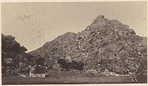 Temple ruins at the foot of Kauvadol Hill, Gaya District, India
