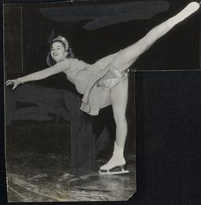 Barbara Ann Scott of Ottawa. Figure Skater.