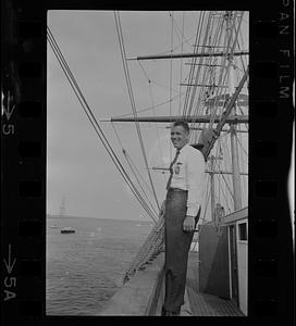 Francis Sargent aboard clipper ship Flying Cloud