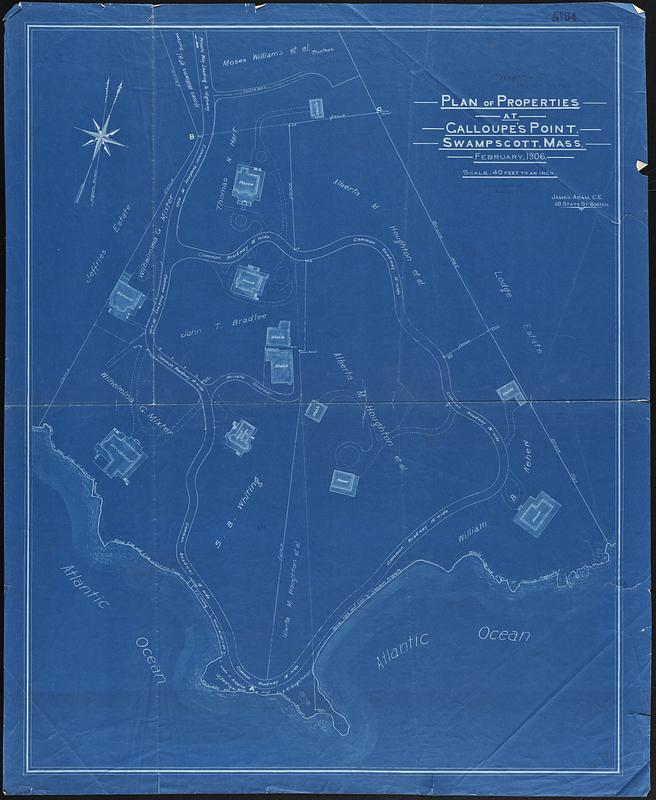 Plan of properties at Galloupe's Point