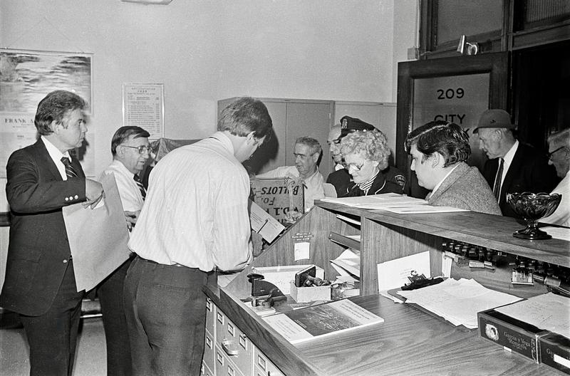 Frank Kowalski John Dalis City Clerk office election night