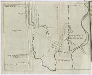 Map of New-Haven and its environs