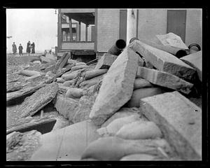 Debris, probably after a storm