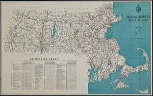 Massachusetts tourist map