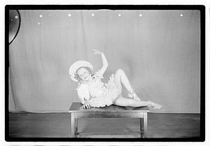 Girl ballet dancer in costume