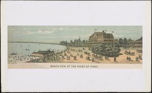 Beach view at the Point of Pines