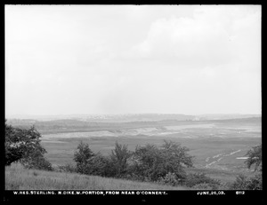 Wachusett Reservoir, North Dike, westerly portion, from near O'Connor's, Sterling, Mass., Jun. 26, 1903