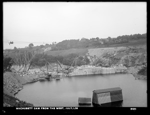 Wachusett Dam, from the west, Clinton, Mass., Jul. 1, 1903