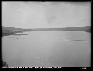 Wachusett Reservoir, Section 7, elevation of water 305 (compare with No. 5051), Boylston, Mass., Jul. 6, 1903