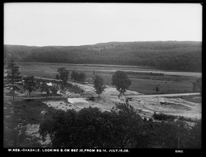 Wachusett Reservoir, Section 10, looking southerly from square 14, Oakdale, West Boylston, Mass., Jul. 15, 1903