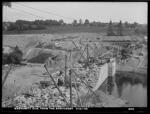 Wachusett Dam, from the northwest, Clinton, Mass., Aug. 1, 1903