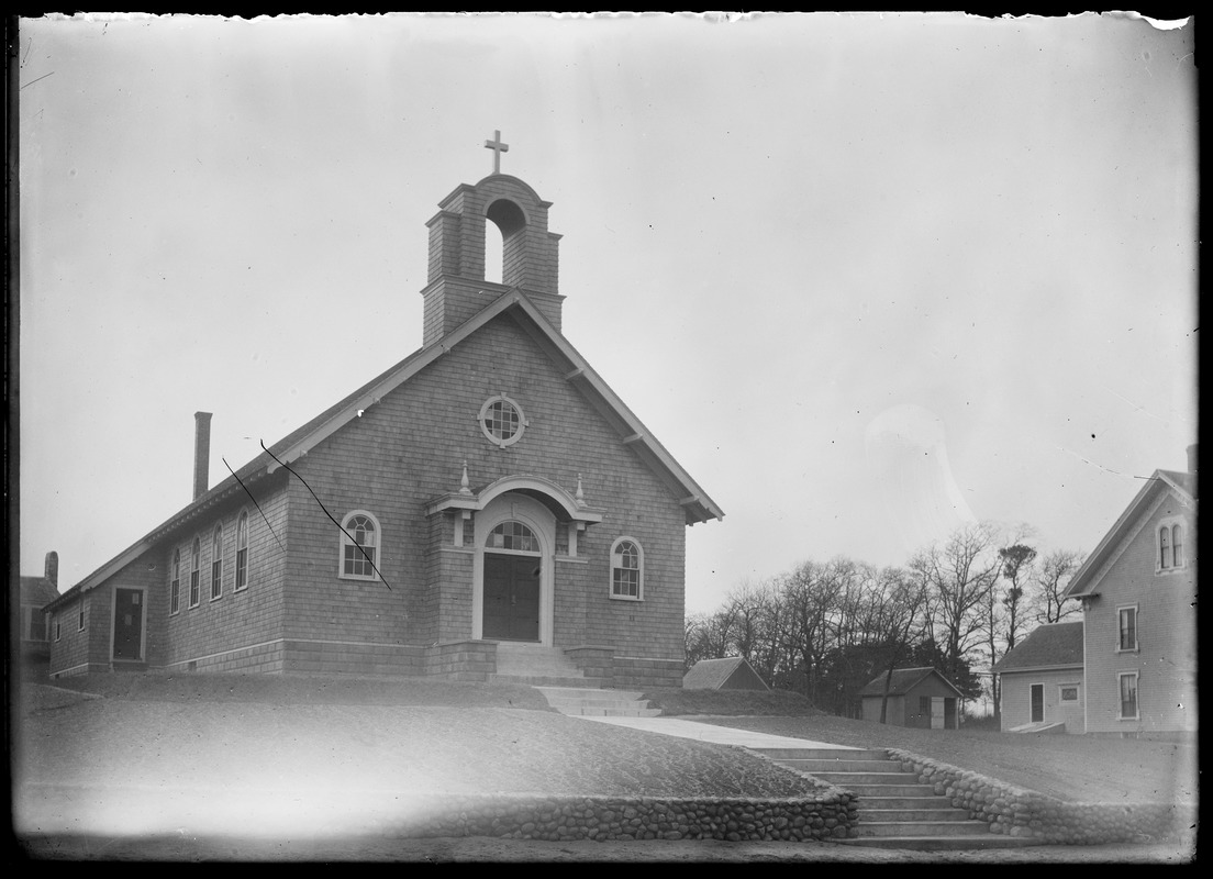 Old Cath. church in V.H. Now school supt. office at corner of Spring St. & Pine St.